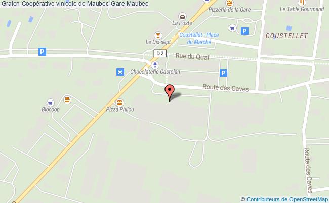 plan Coopérative Vinicole De Maubec-gare Maubec Maubec