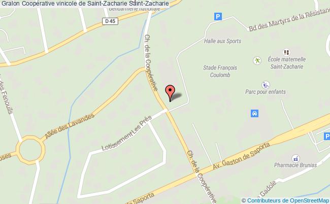 plan Coopérative Vinicole De Saint-zacharie Saint-zacharie Saint-Zacharie