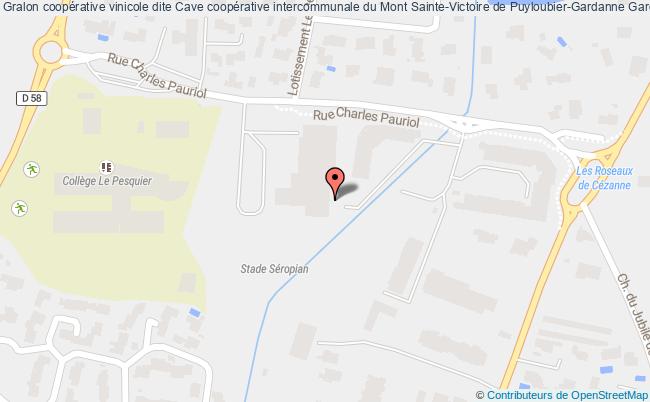 plan Coopérative Vinicole Dite Cave Coopérative Intercommunale Du Mont Sainte-victoire De Puyloubier-gardanne Gardanne Gardanne