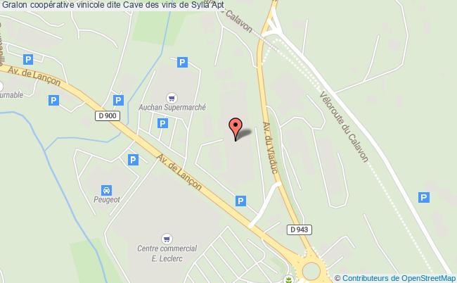 plan Coopérative Vinicole Dite Cave Des Vins De Sylla Apt Apt