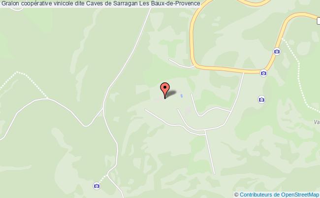 plan Coopérative Vinicole Dite Caves De Sarragan Les Baux-de-provence Les Baux-de-Provence