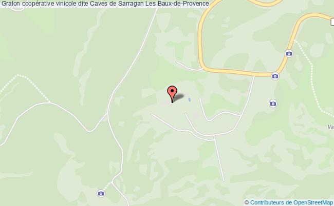 plan Coopérative Vinicole Dite Caves De Sarragan Les Baux-de-provence Les Baux-de-Provence