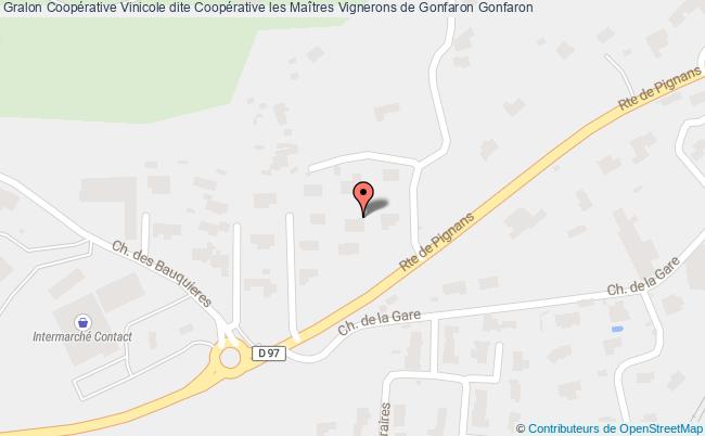 plan Coopérative Vinicole Dite Coopérative Les Maîtres Vignerons De Gonfaron Gonfaron Gonfaron