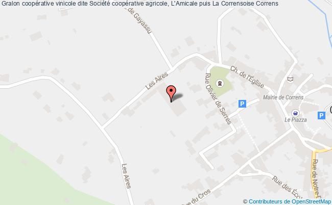 coopérative vinicole dite Société coopérative agricole, L'Amicale puis La Corrensoise