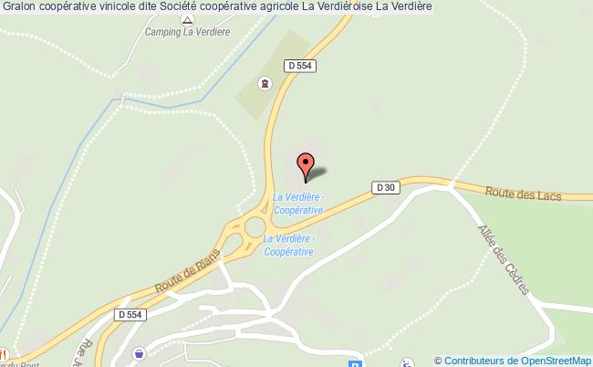plan Coopérative Vinicole Dite Société Coopérative Agricole La Verdiéroise La Verdière La Verdière