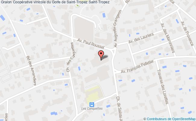 plan Coopérative Vinicole Du Golfe De Saint-tropez Saint-tropez Saint-Tropez