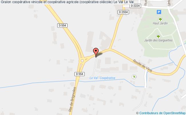 plan Coopérative Vinicole Et Coopérative Agricole (coopérative Oléicole) Le Val Le Val Le Val