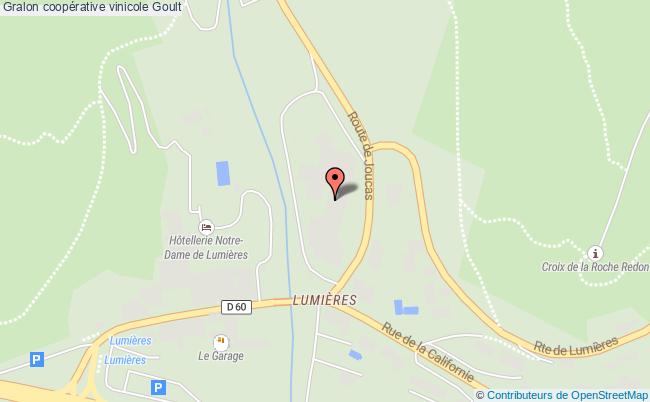 plan Coopérative Vinicole Goult Goult