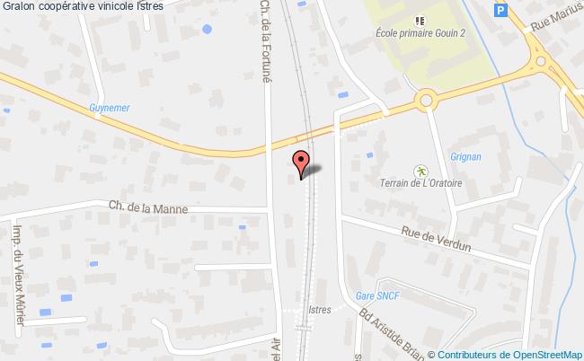 plan Coopérative Vinicole Istres Istres