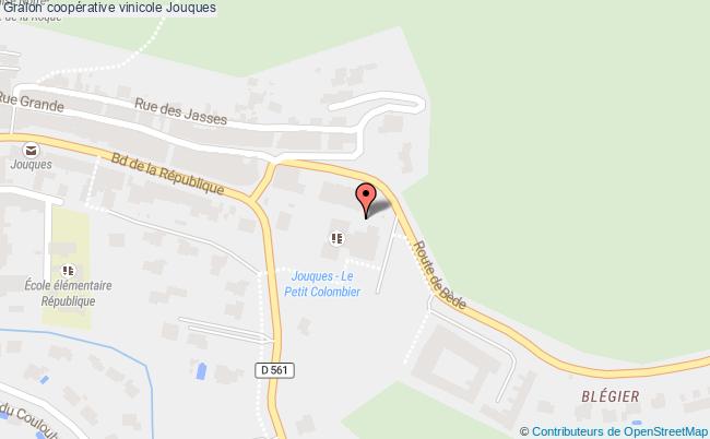 plan Coopérative Vinicole Jouques Jouques