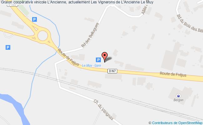 plan Coopérative Vinicole L'ancienne, Actuellement Les Vignerons De L'ancienne Le Muy Le Muy