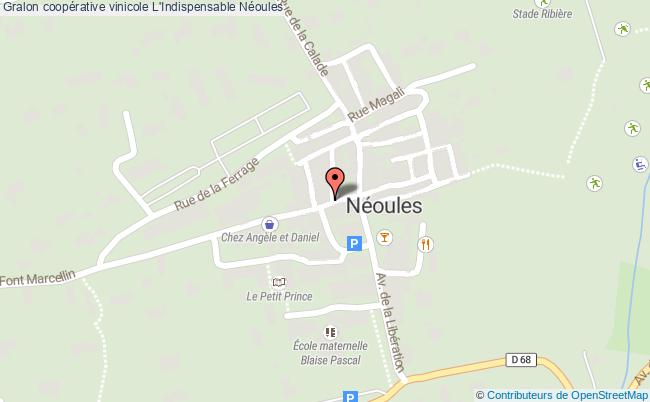 plan Coopérative Vinicole L'indispensable Néoules Néoules