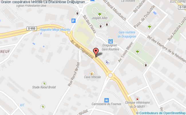 plan Coopérative Vinicole La Dracenoise Draguignan Draguignan