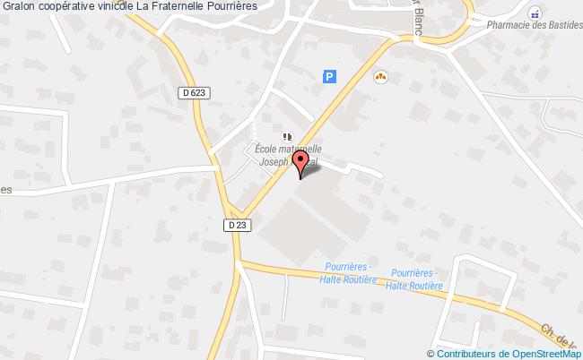 plan Coopérative Vinicole La Fraternelle Pourrières Pourrières