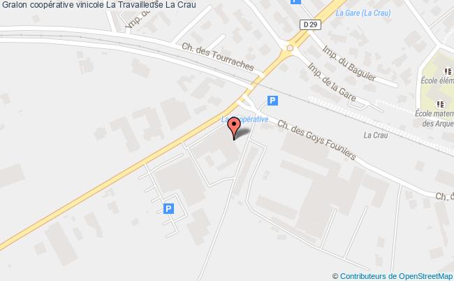 plan Coopérative Vinicole La Travailleuse La Crau La Crau