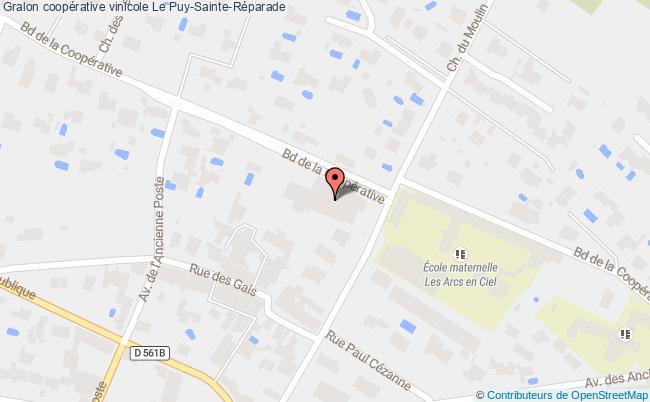 plan Coopérative Vinicole Le Puy-sainte-réparade Le Puy-Sainte-Réparade