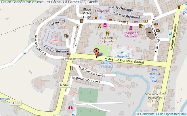 plan Coopérative Vinicole Les Côteaux à Carcès (83) Carcès Carcès