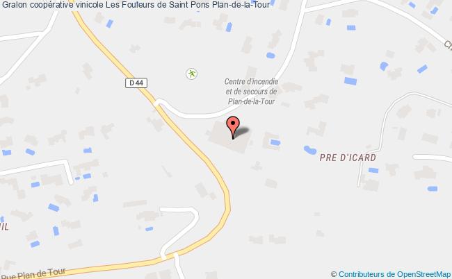 plan Coopérative Vinicole Les Fouleurs De Saint Pons Plan-de-la-tour Plan-de-la-Tour