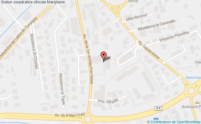 plan Coopérative Vinicole Marignane Marignane