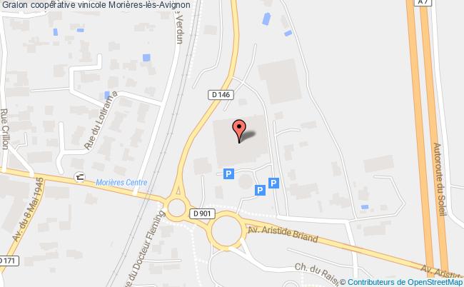 plan Coopérative Vinicole Morières-lès-avignon Morières-lès-Avignon