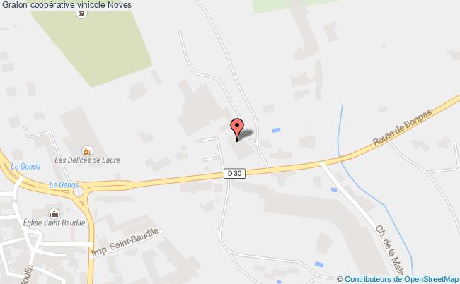 plan Coopérative Vinicole Noves Noves