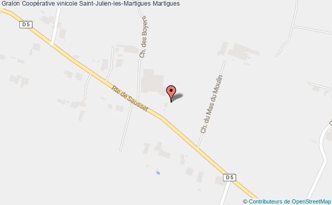 plan Coopérative Vinicole Saint-julien-les-martigues Martigues Martigues