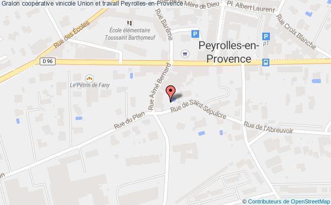 plan Coopérative Vinicole Union Et Travail Peyrolles-en-provence Peyrolles-en-Provence