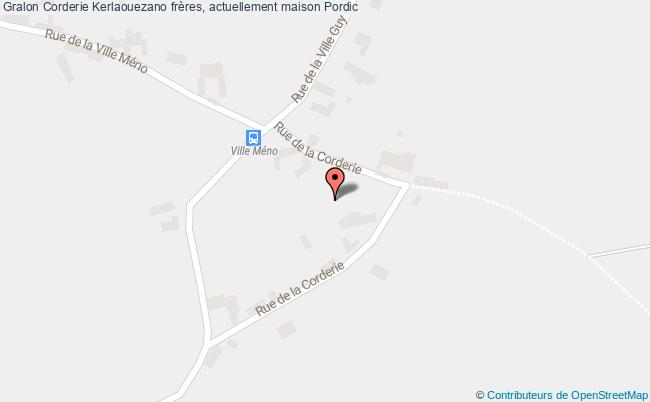 plan Corderie Kerlaouezano Frères, Actuellement Maison Pordic Pordic