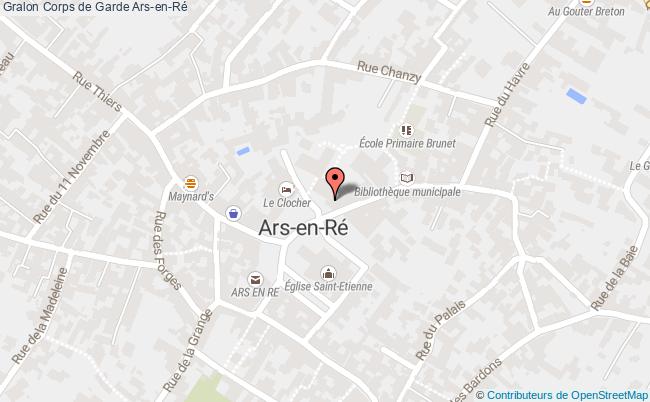 plan Corps De Garde Ars-en-ré Ars-en-Ré