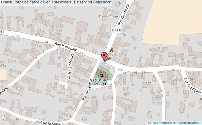 Corps de garde devenu presbytère, Batzendorf