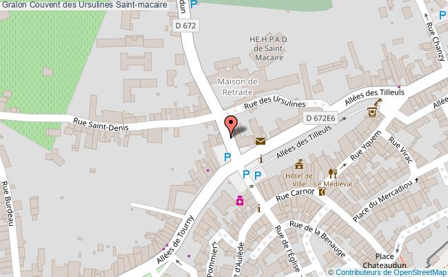 plan Couvent Des Ursulines Saint-macaire Saint-macaire