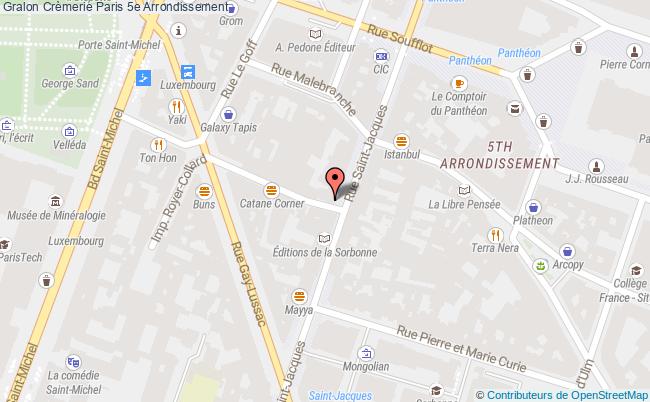 plan Crèmerie Paris 5e Arrondissement Paris 5e Arrondissement