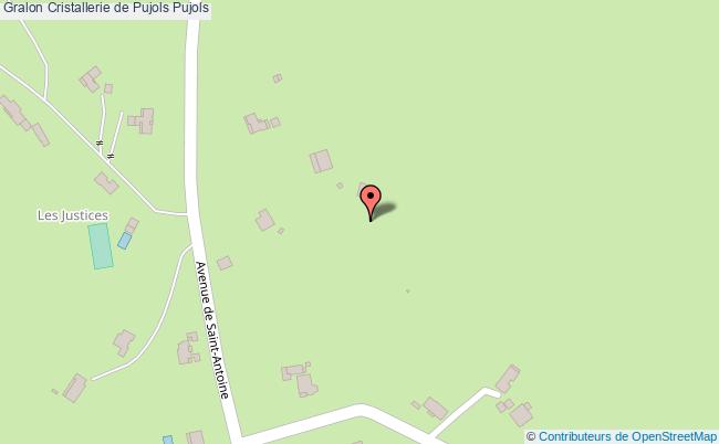 plan Cristallerie De Pujols Pujols Pujols