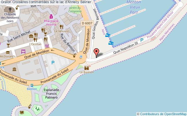 plan Croisières Commentées Sur Le Lac D'annecy Sevrier Sevrier