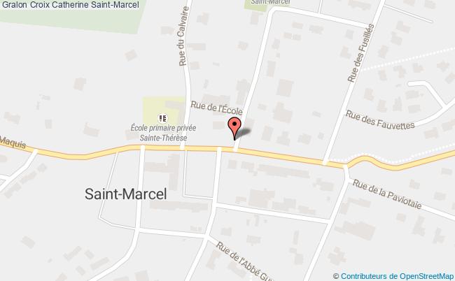 plan Croix Catherine Saint-marcel Saint-Marcel