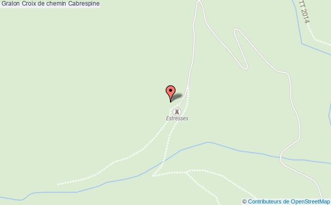 plan Croix De Chemin Cabrespine Cabrespine