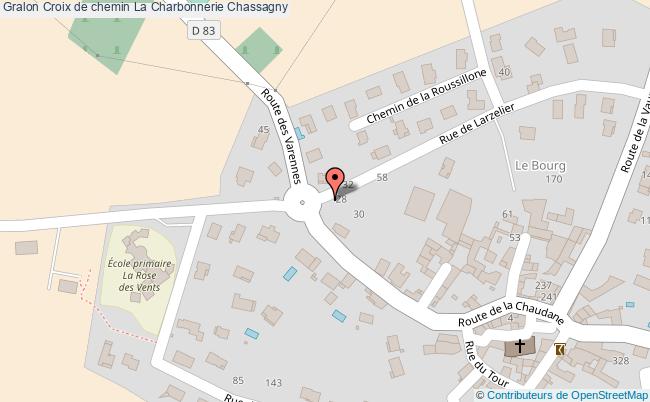 plan Croix De Chemin La Charbonnerie Chassagny Chassagny