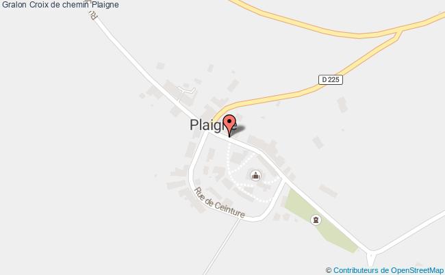 plan Croix De Chemin Plaigne Plaigne