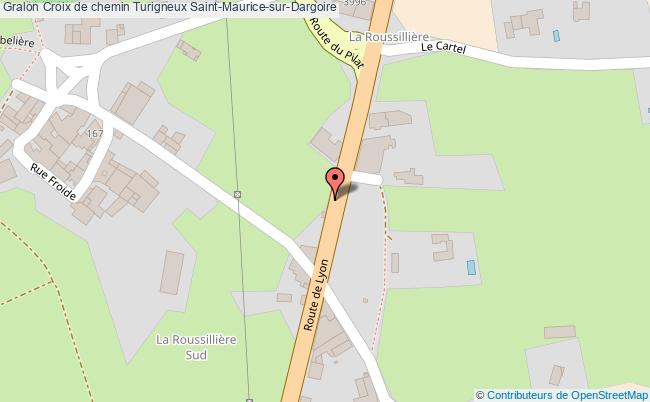 plan Croix De Chemin Turigneux Saint-maurice-sur-dargoire Saint-Maurice-sur-Dargoire