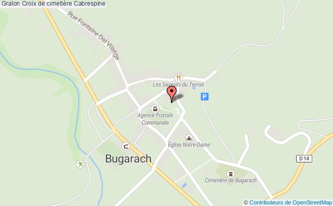 plan Croix De Cimetière Cabrespine Cabrespine