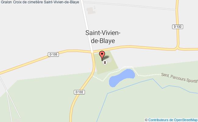 plan Croix De Cimetière Saint-vivien-de-blaye Saint-Vivien-de-Blaye
