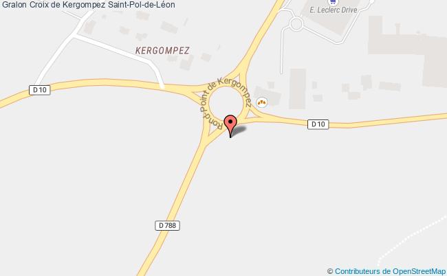 plan Croix De Kergompez Saint-pol-de-léon Saint-Pol-de-Léon