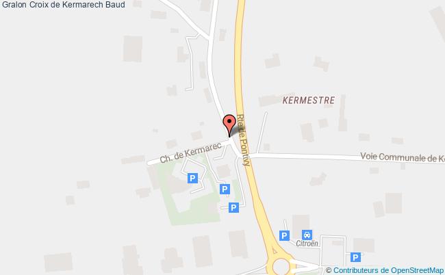 plan Croix De Kermarech Baud Baud