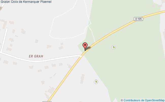 plan Croix De Kermarquer Ploemel Ploemel
