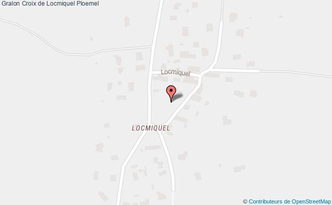 plan Croix De Locmiquel Ploemel Ploemel