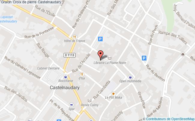 plan Croix De Pierre Castelnaudary Castelnaudary