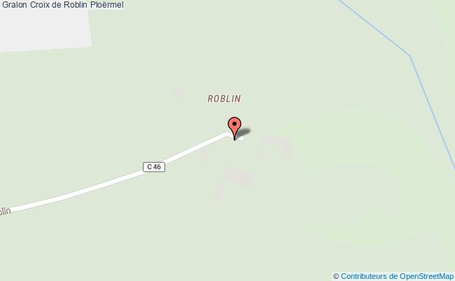 plan Croix De Roblin Ploërmel Ploërmel