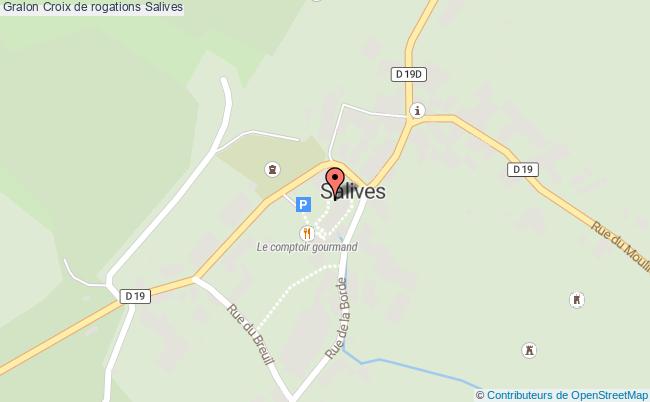 plan Croix De Rogations Salives Salives