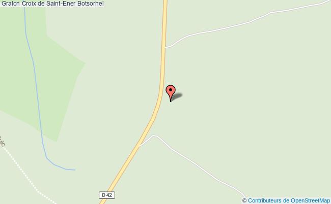 plan Croix De Saint-ener Botsorhel Botsorhel