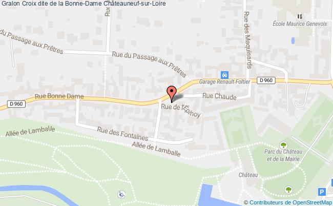 plan Croix Dite De La Bonne-dame Châteauneuf-sur-loire Châteauneuf-sur-Loire